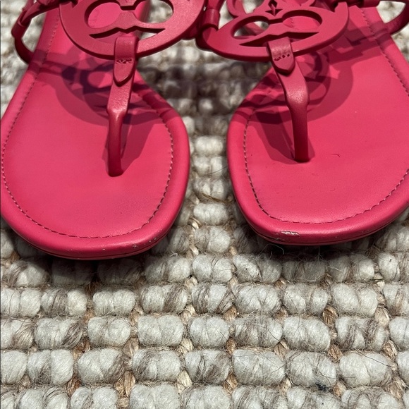 Pink Coach Jaci leather Sandals - Picture 2 of 10